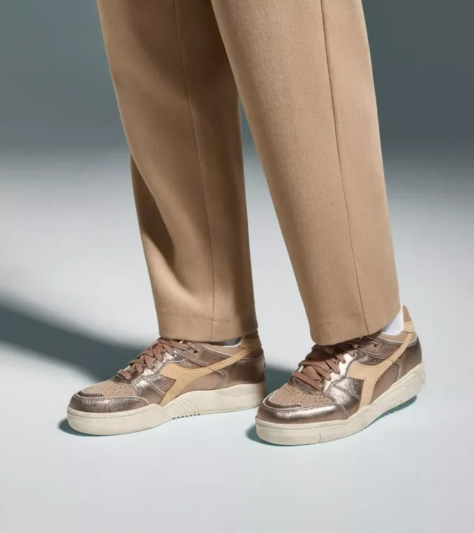 B.560 Metal S Gebrauchte Heritage-Sneaker aus Leder