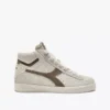 Game High Suede Waxed Retro-Tennisschuh mit hohem Schaft