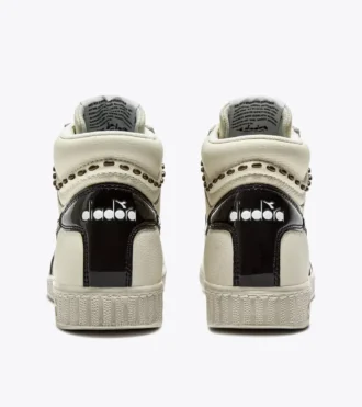 Game L High Waxed Studs Wn Retro-Tennissneaker mit hohem Schaft