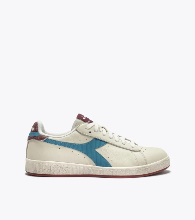 Game Low Stripes Waxed Retro-Tennissneaker