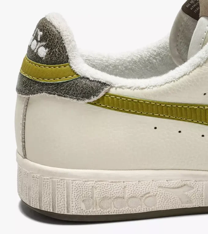 Game Low Stripes Waxed Retro-Tennissneaker