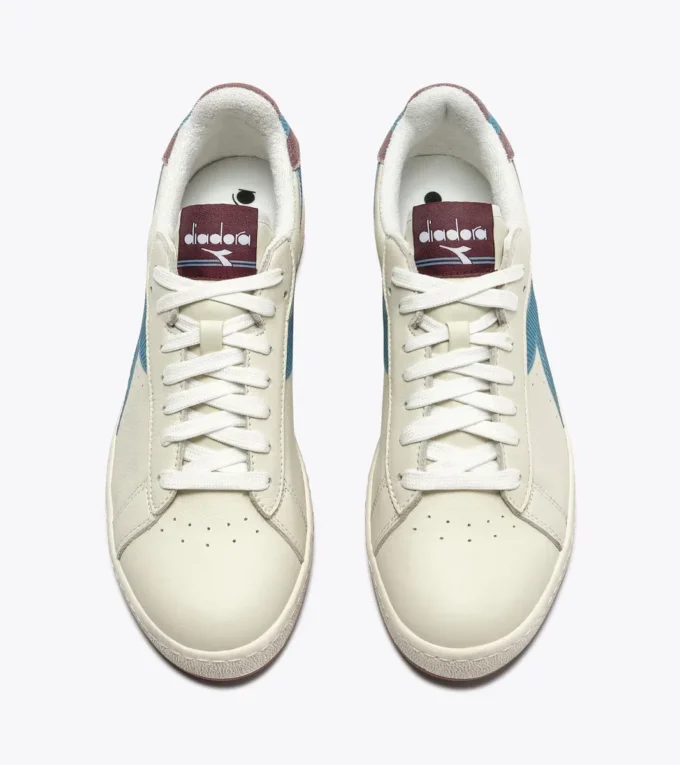Game Low Stripes Waxed Retro-Tennissneaker