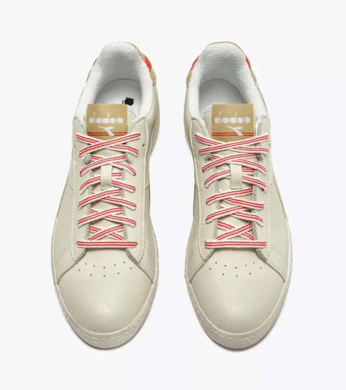 Game Low Tumble Waxed Retro-Tennisschuh