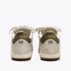 Gold Indoor Metal Terrace-Style-Sneaker aus Leder