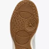 Goldfarbene Indoor Metallic Terrace Sneakers aus laminiertem Leder