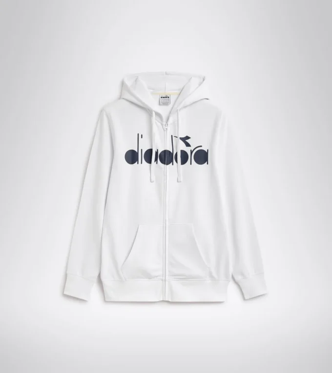 Hd Fz Sweat Diadora Club Tennis Hoodie mit durchgehendem Reißverschluss