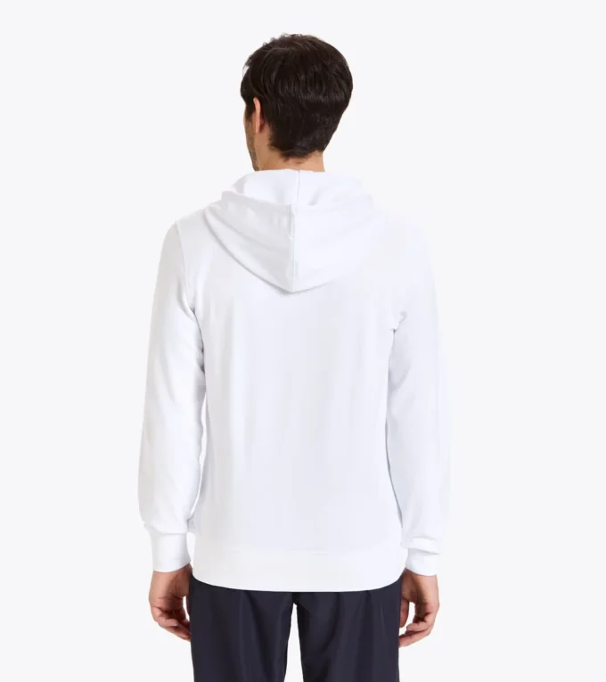 Hd Fz Sweat Diadora Club Tennis Hoodie mit durchgehendem Reißverschluss