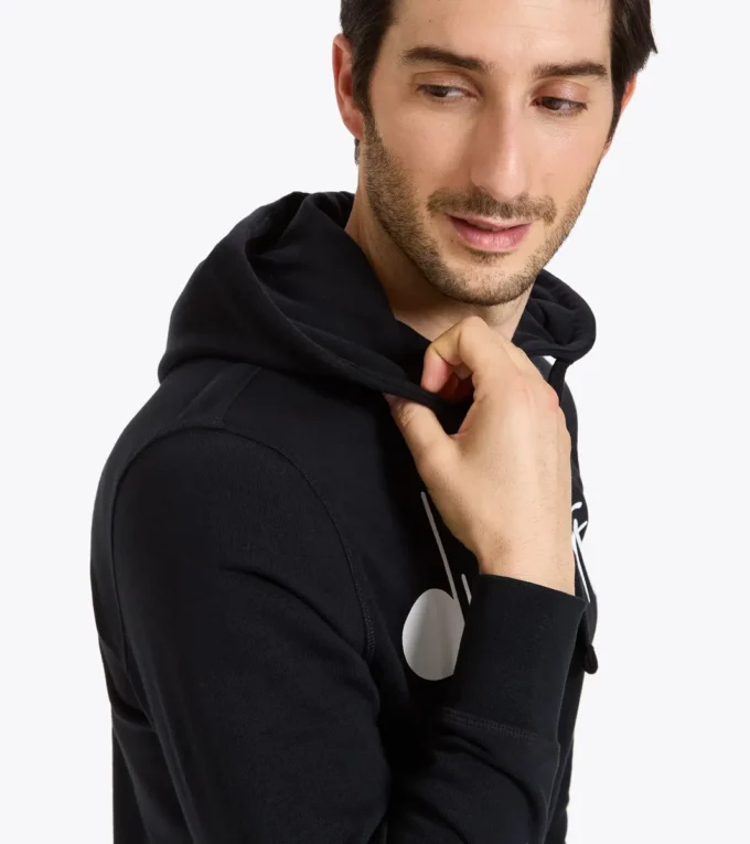 Hd Fz Sweat Diadora Club Tennis Hoodie mit durchgehendem Reißverschluss