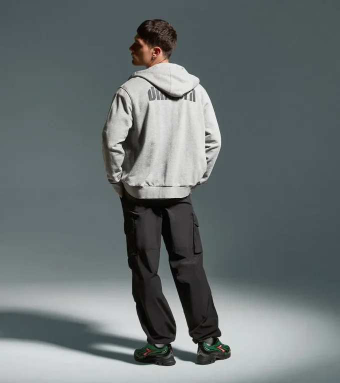 Hoodie Fz. Athl. Logo Kapuzenjacke mit Reißverschluss