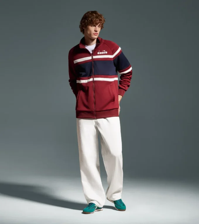 Jacke 80S Von den 80er Jahren inspirierte Sportjacke