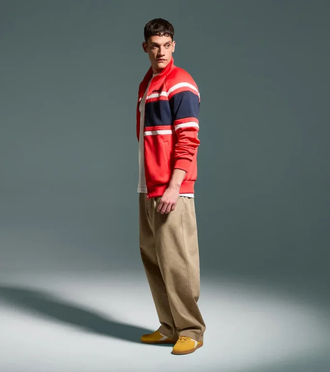 Jacke 80S Von den 80er Jahren inspirierte Sportjacke