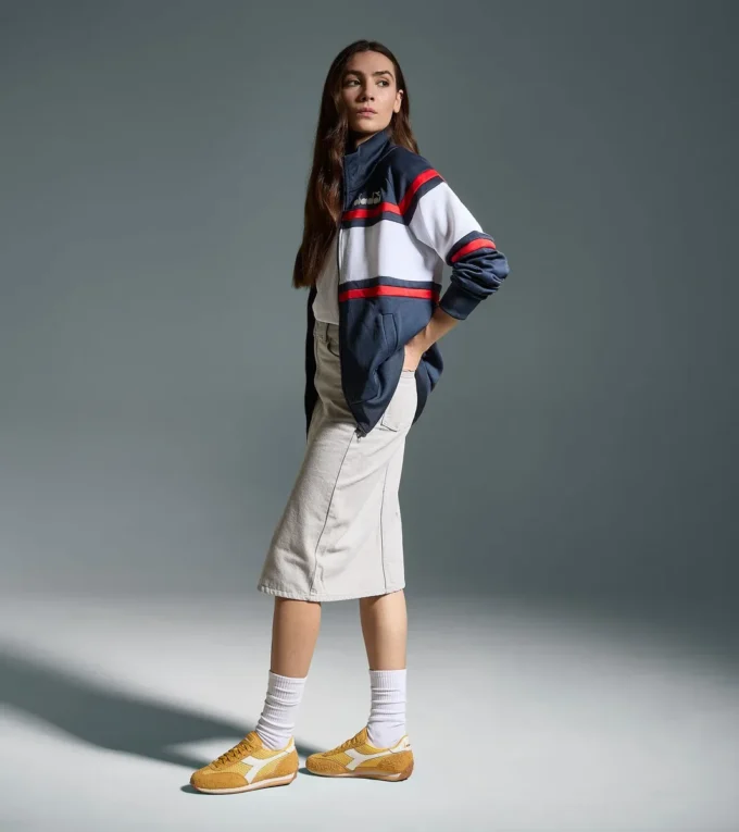 Jacke 80S Von den 80er Jahren inspirierte Sportjacke