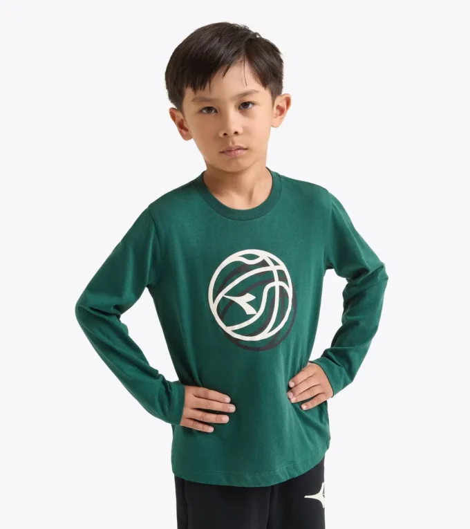 Jb. T-Shirt Ls Logo Baumwoll-Langarm-T-Shirt – Jungen