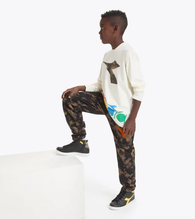 Jb. T-Shirt Ls Tye Dye Langarm-T-Shirt mit Tie-Dye-Details – Jungen