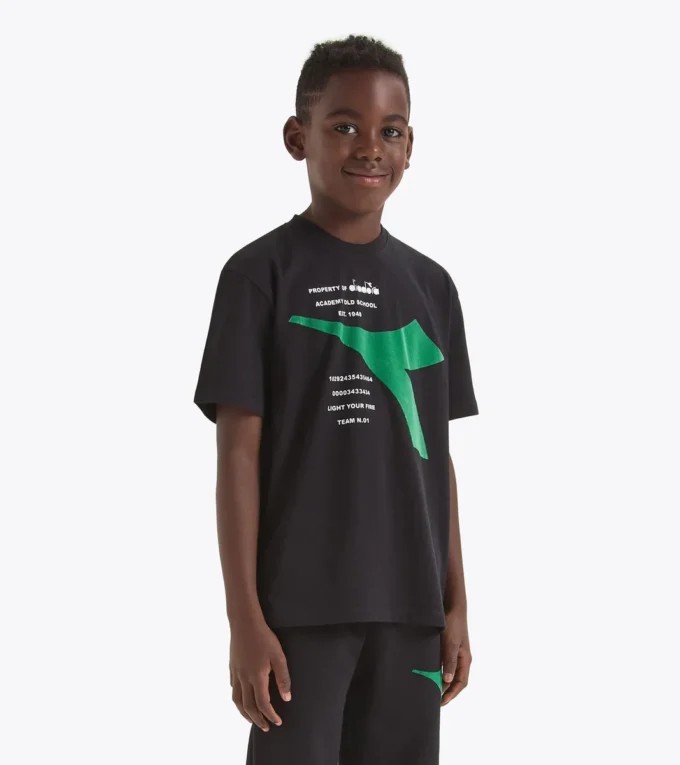 Jb. T-Shirt Ss Fregio T-Shirt mit kontrastierendem Logo – Jungen