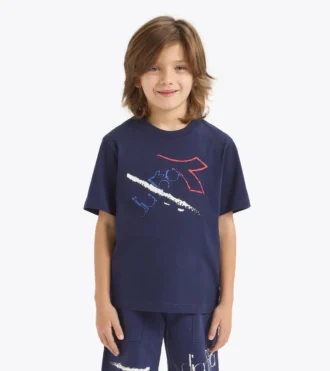 Jb. T-Shirt Ss Graffiti Bl Baumwoll-T-Shirt – Jungen