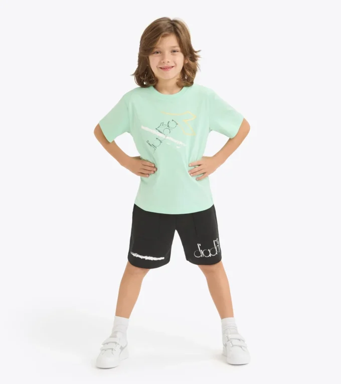 Jb. T-Shirt Ss Graffiti Bl Baumwoll-T-Shirt – Jungen