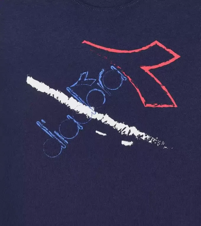 Jb. T-Shirt Ss Graffiti Bl Baumwoll-T-Shirt – Jungen