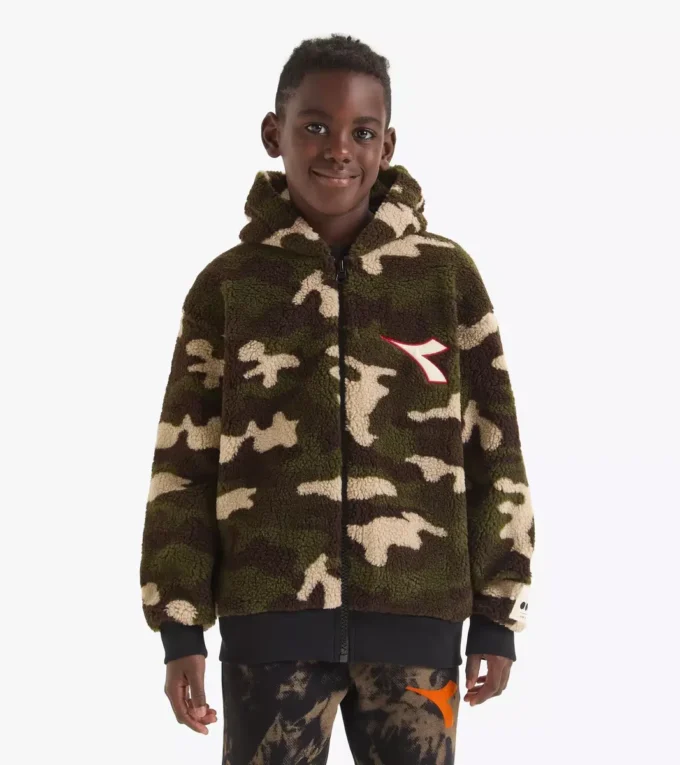 Jb. Teddy Fz Camo Hoodie – Jungen