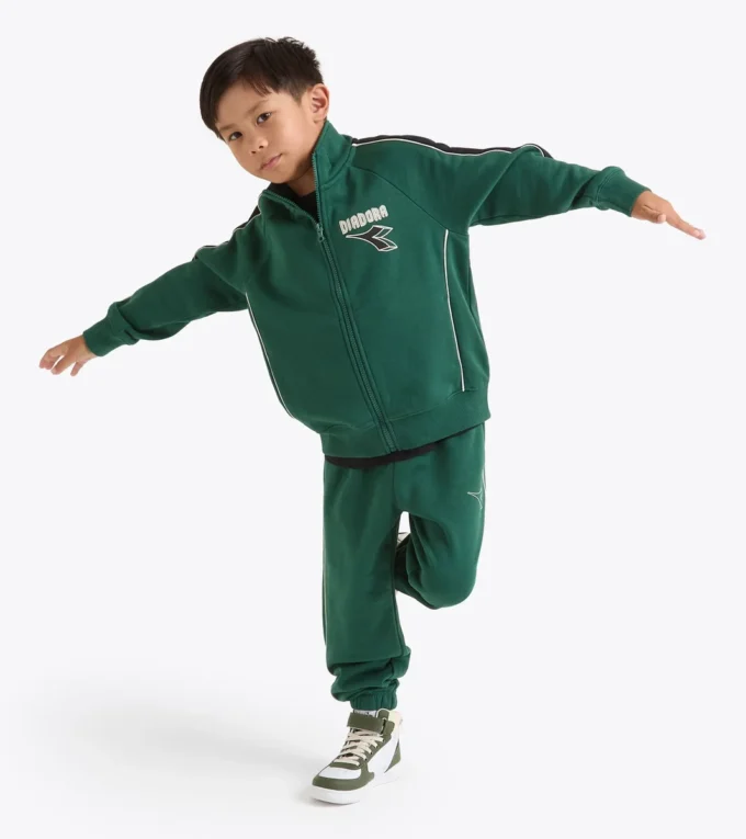 Jb. Trainingsanzug Fz Logo (Br) Trainingsanzug aus gebürstetem Fleece – Jungen