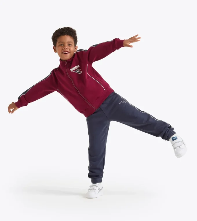 Jb. Trainingsanzug Fz Logo (Br) Trainingsanzug aus gebürstetem Fleece – Jungen