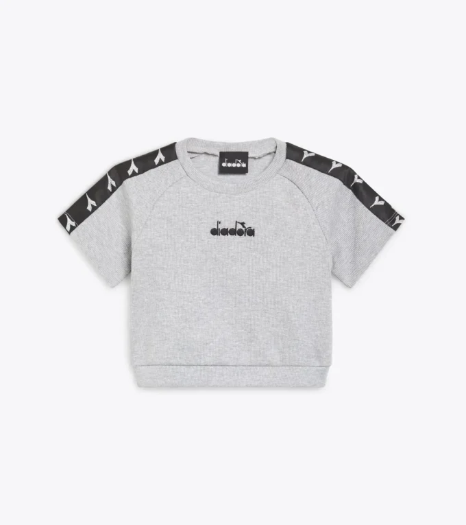 Jg. Crop Top Tape Geripptes Crop-Top – Mädchen