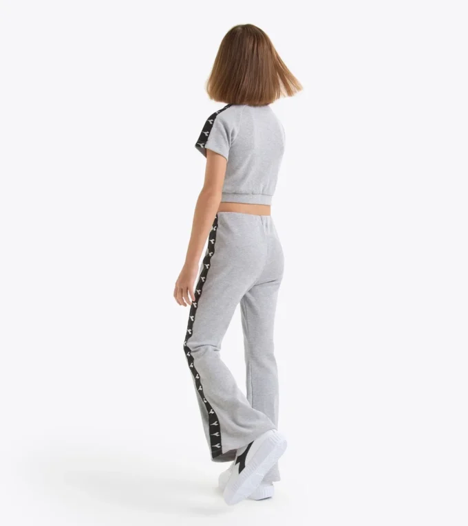 Jg. Crop Top Tape Geripptes Crop-Top – Mädchen