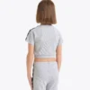 Jg. Crop Top Tape Geripptes Crop-Top – Mädchen