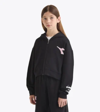 Jg. Hoodie Fz Pink Smile Hoodie mit verblassten Details – Mädchen