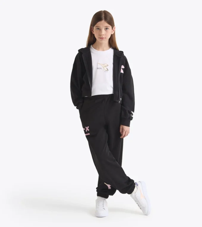 Jg. Joggerhose Pink Smile Joggers – Bequeme Passform – Mädchen