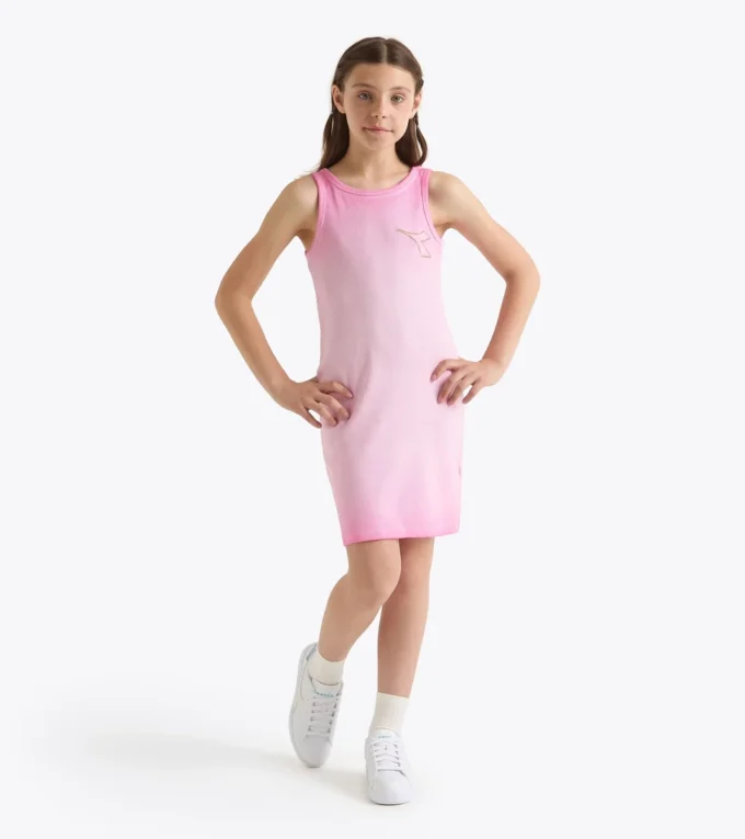 Jg. Kleid District Sportliches geripptes Kleid – Mädchen