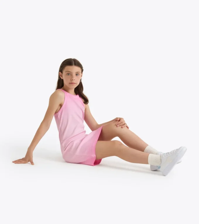 Jg. Kleid District Sportliches geripptes Kleid – Mädchen