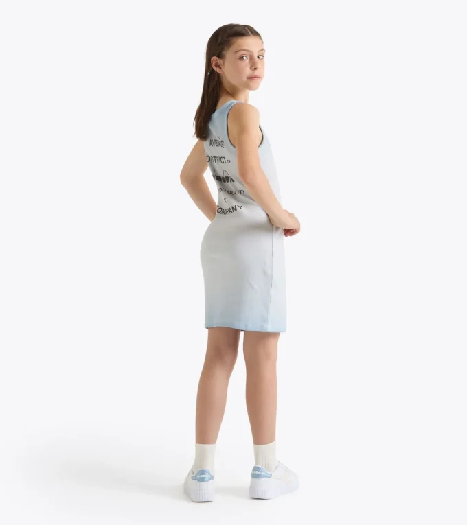 Jg. Kleid District Sportliches geripptes Kleid – Mädchen