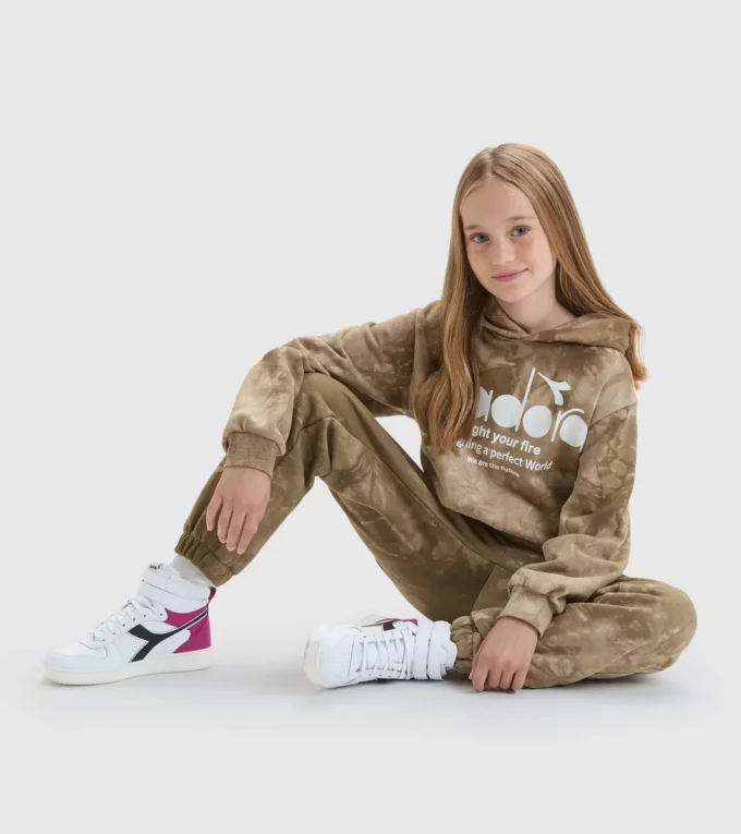 Jg.Pants Cuff Ao D Trainingsanzug-Jogginghose mit Batikmuster – Mädchen