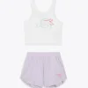 Jg. Set Essential Sports Sl Sportset – Tanktop und Shorts – Mädchen