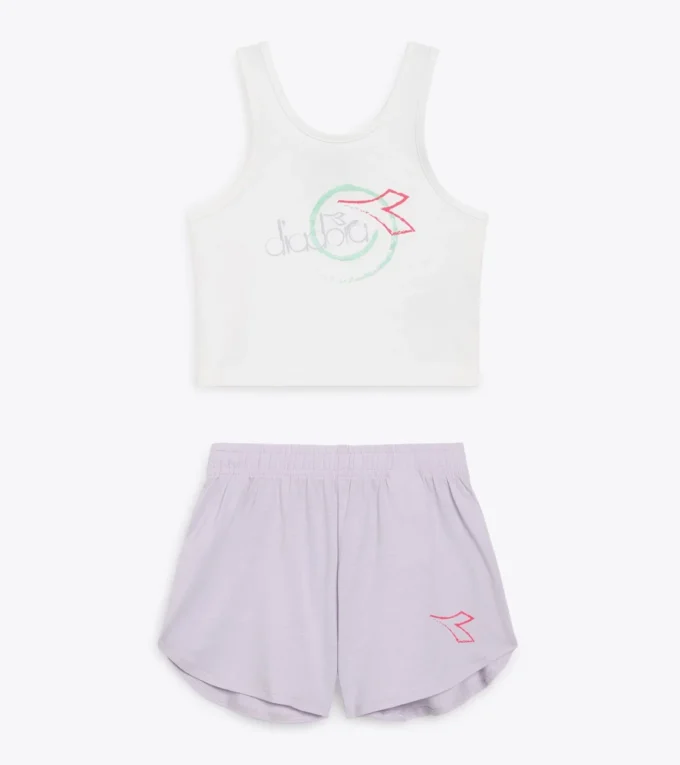 Jg. Set Essential Sports Sl Sportset – Tanktop und Shorts – Mädchen