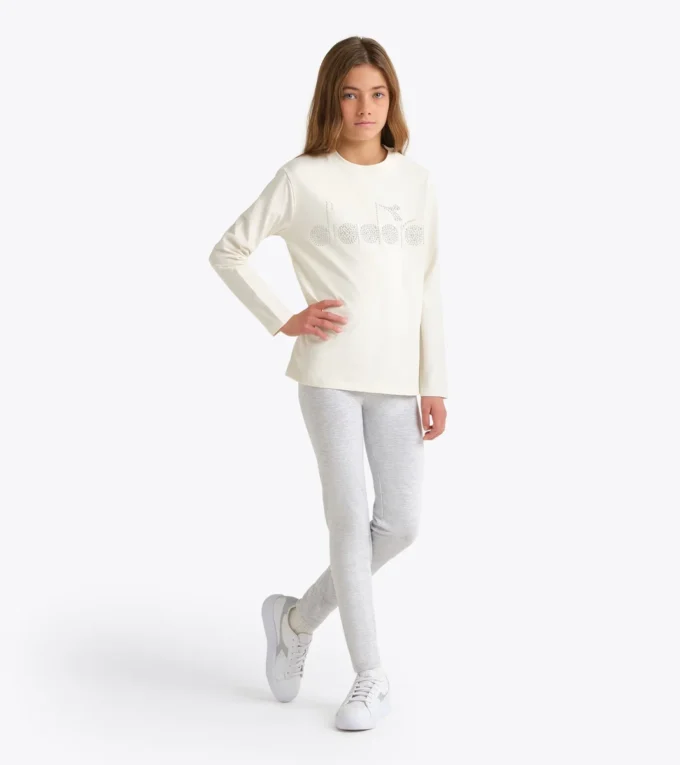 Jg. T-Shirt Ls Rhinestone Langarm-T-Shirt – Mädchen