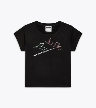 Jg. T-Shirt Ss Graffiti Baumwoll-T-Shirt – Mädchen