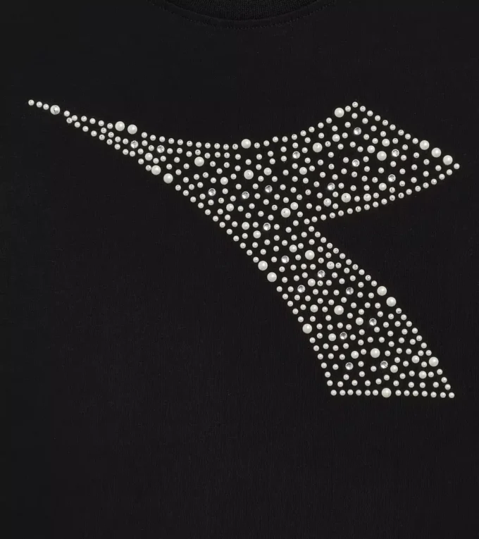 Jg. T-Shirt Ss Rhinestone Td Sport-T-Shirt – Mädchen