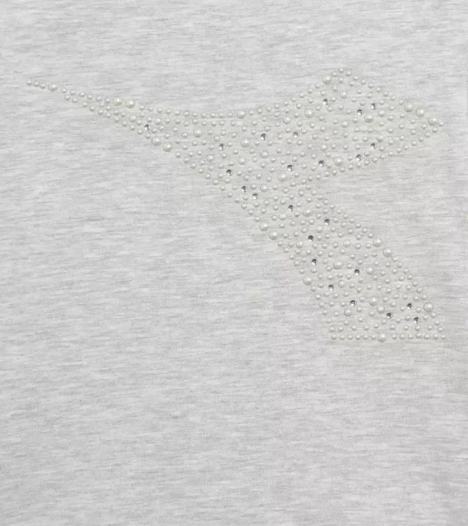 Jg. T-Shirt Ss Rhinestone Td Sport-T-Shirt – Mädchen