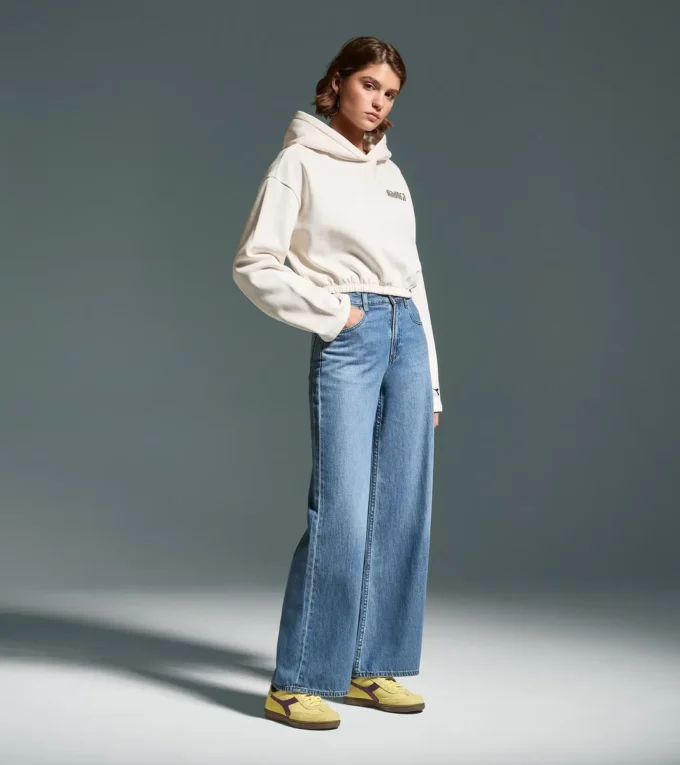 L. Hoodie Athl. Logo Cropped Hoodie