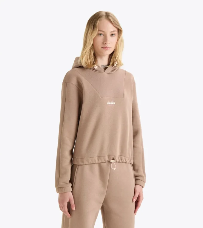 L. Hoodie Athl. Logo Fleece-Hoodie mit verstellbarer Passform