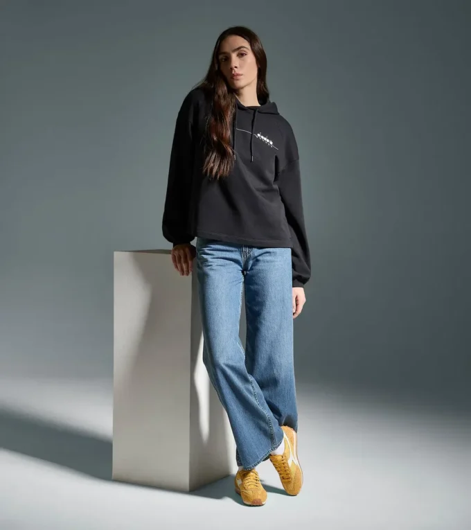 L. Hoodie Ess. Sports Baumwoll-Hoodie