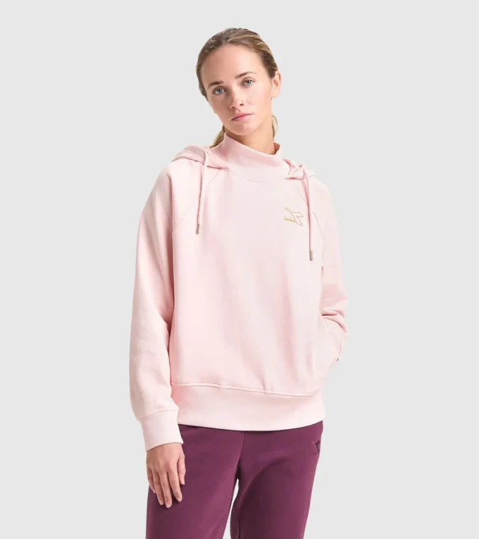 L. Hoodie Flounce Kapuzen-Sweatshirt