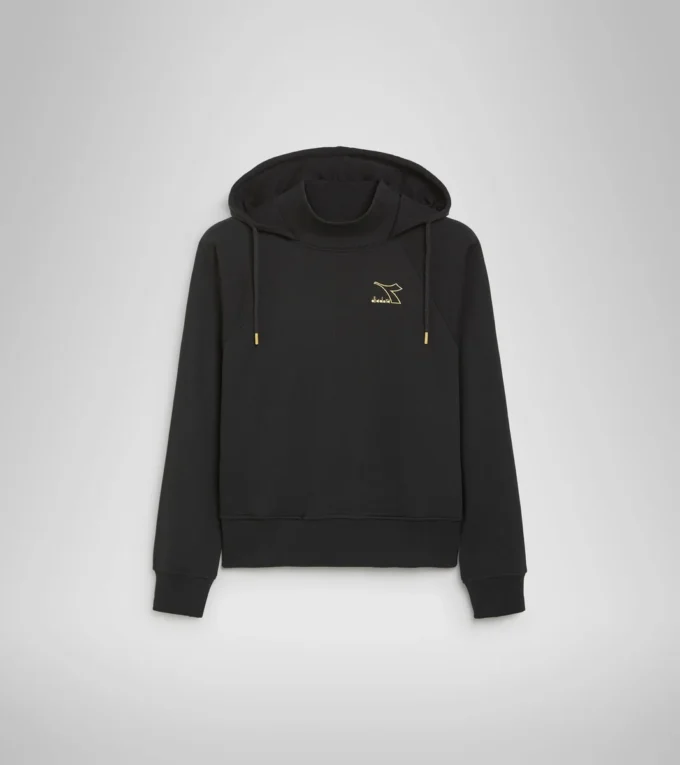 L. Hoodie Flounce Kapuzen-Sweatshirt