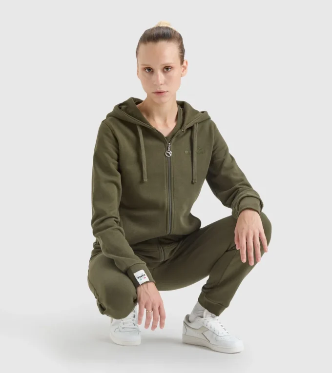 L. Hoodie Fz Mii Kapuzenpullover – Made in Italy