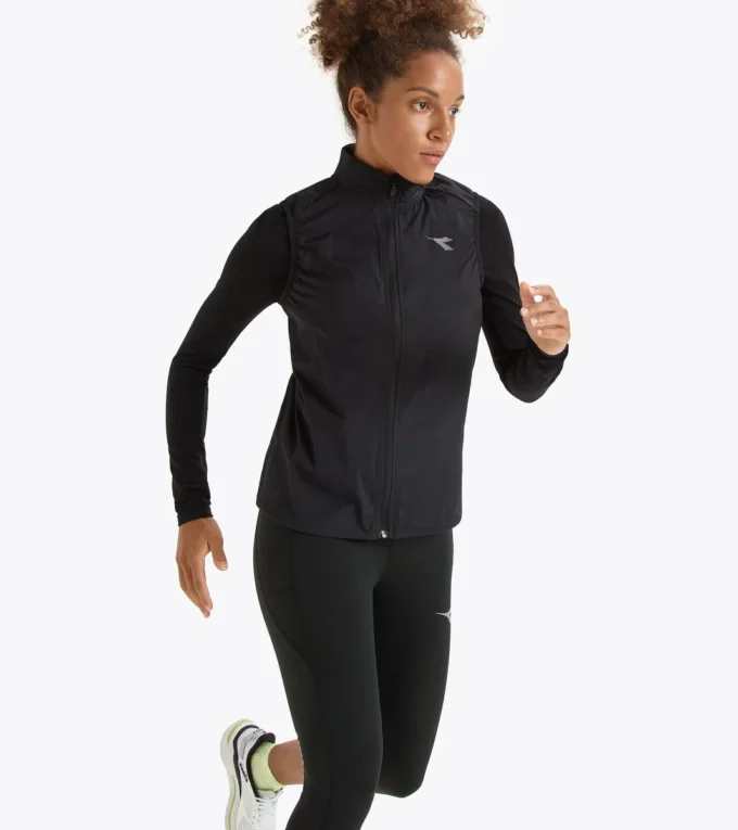 L. Packbare Weste Packbare winddichte Laufweste