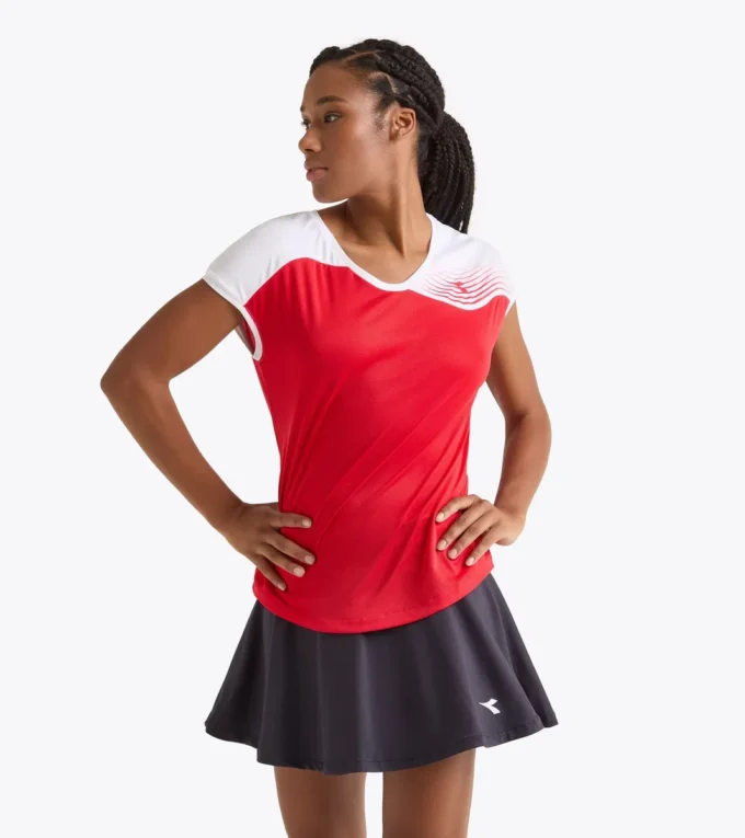 L. T-Shirt Court Tennis-T-Shirt