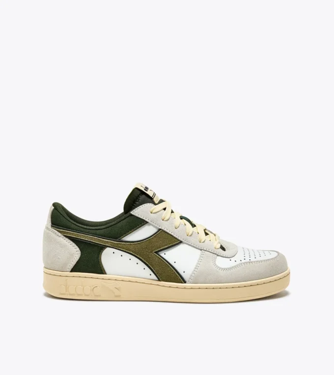 Magic Basket Low Suede Leather Sportliche Sneaker Magic Basket Low Suede Leather Sportliche Sneaker