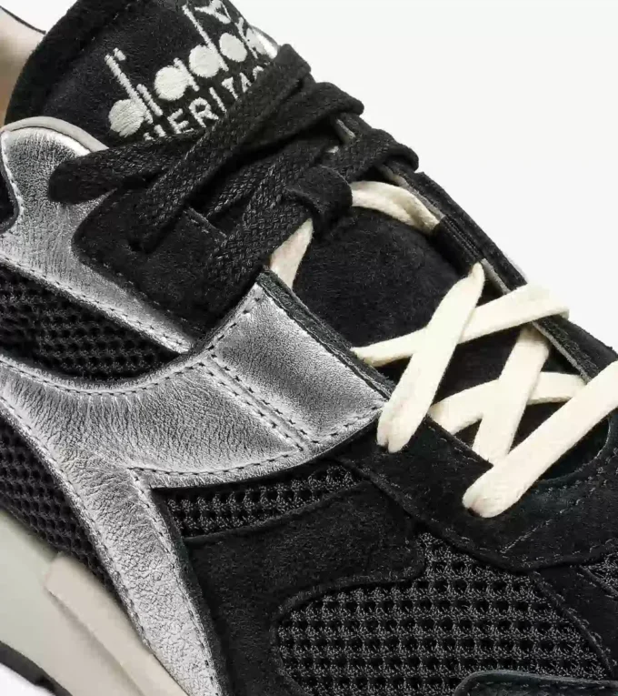 Mercury Elite Metallisiertes Leder und Mesh Heritage-Sneaker